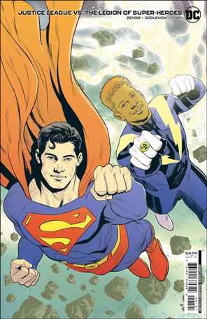 Justice League vs the Legion of Super-Heores issue 1-B Travis Moore Cardstock Cover
