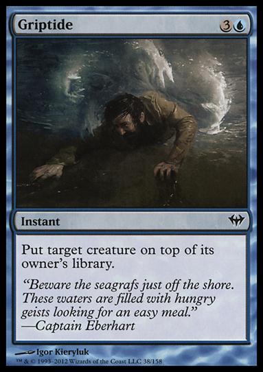 Magic the Gathering: Dark Ascension (Base Set) card 38 Griptide