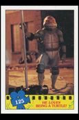 Teenage Mutant Ninja Turtles Movie (Base Set) card 125 He Loves Being a Turtle!