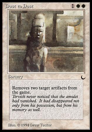 Magic the Gathering: The Dark (Base Set) card 5 Dust to Dust