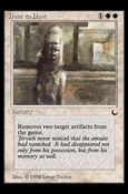 Magic the Gathering: The Dark (Base Set) card 5 Dust to Dust