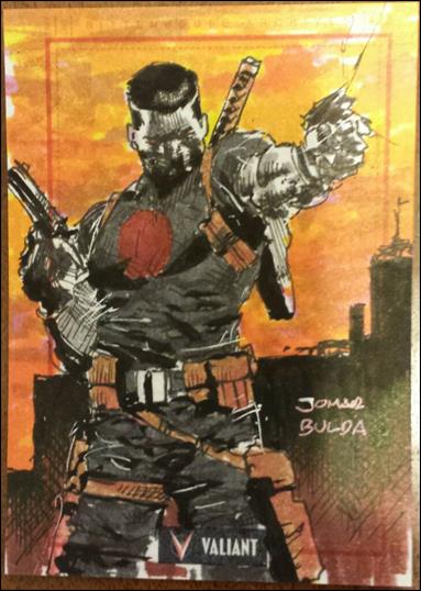 2013 Valiant Comics Preview Trading Card Set (Sketch Card Subset) card JBul-07