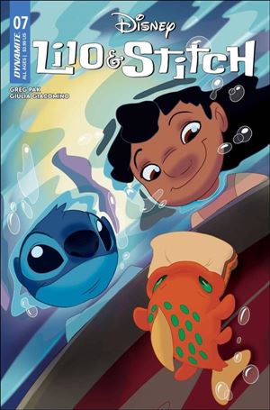 Lilo & Stitch issue 7-B Trish Forstner Cardstock Cover