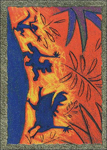 Lion King: Series II (Foil Border Subset) card FB2 Hakuna Matata!