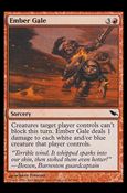 Magic the Gathering: Shadowmoor (Base Set) card 91 Ember Gale