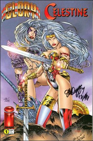 Glory/Celestine: Dark Angel issue 1-B DF Signed by Jo Duffy 1/250