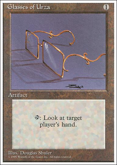 Magic the Gathering: 4th Edition (Base Set) card 321 Glasses of Urza