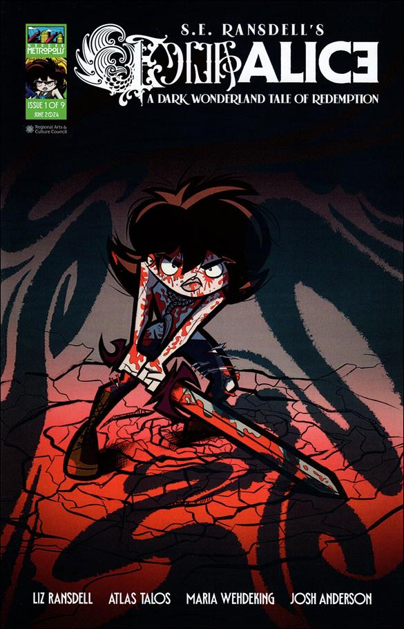 Alice: A Dark Wonderland Tale of Redemption issue 1 Atlas Talos Cover
