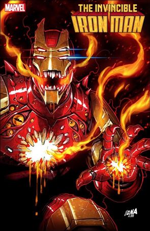 Invincible Iron Man (2022) issue 2-D David Nakayama Demonized Cover