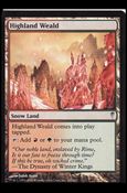 Magic the Gathering: Coldsnap (Base Set) card 147 Highland Weald