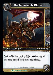 World of Warcraft: Through the Dark Portal (Base Set) card 254 The Immovable Object