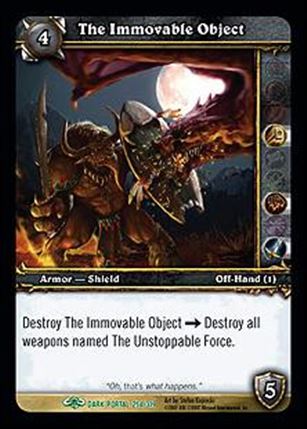 World of Warcraft: Through the Dark Portal (Base Set) card 254 The Immovable Object