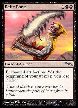Magic the Gathering: Mirrodin (Base Set) card 76 Relic Bane
