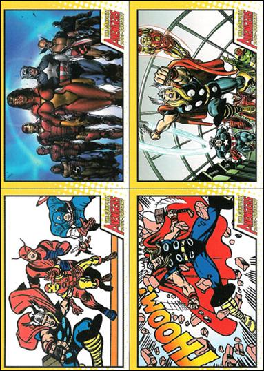 Complete Avengers 1963-Present (Promo) card nn SDCC 4 Card Panel