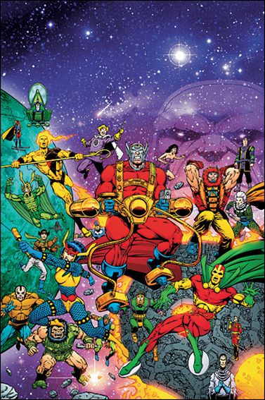 Death of the New Gods issue nn Dust Jacket