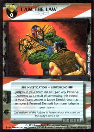 Dredd: The Card Game card 80 I Am the Law