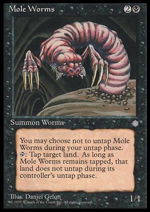 Magic the Gathering: Ice Age (Base Set) card 152 Mole Worms