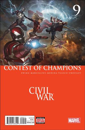 Contest of Champions issue 9 Skan Cover