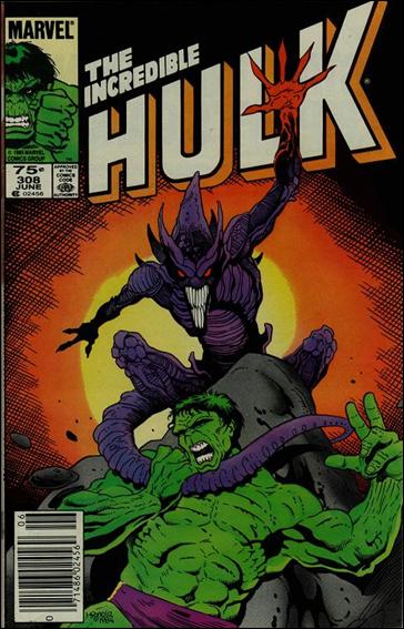 Incredible Hulk (1968) issue 308-B Canadian Price Cover