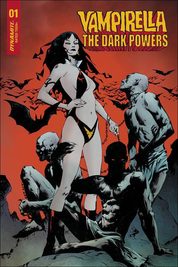 Vampirella: The Dark Powers issue 1-M Jae Lee 1:20 Red Background Demons Cover