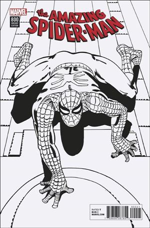 Amazing Spider-Man (1963) issue 800-S Steve Ditko 1:1000 Remastered B&W Cover