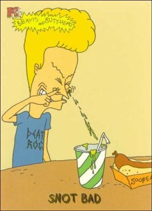 Beavis and Butt-Head (Base Set) card '6936' Snot Bad