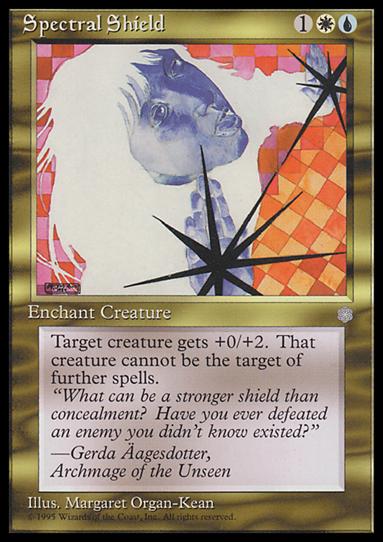 Magic the Gathering: Ice Age (Base Set) card 302 Spectral Shield