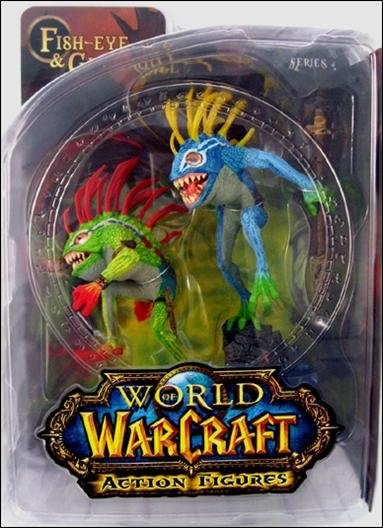 World of Warcraft (Series 4) figure 1 Fish-Eye and Gibbergil (Merloc 2-Pack)