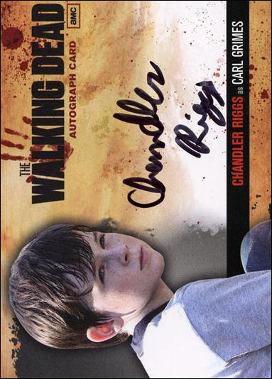 Walking Dead (Autograph Subset) card A8 Chandler Riggs as Carl Grimes