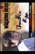 Walking Dead (Autograph Subset) card A8 Chandler Riggs as Carl Grimes