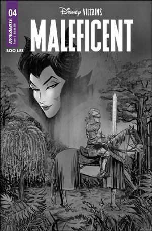 Disney Villains: Maleficent issue 4-F Soo Lee 1:10 B&W Cover