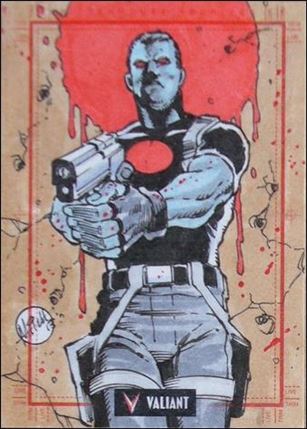 2013 Valiant Comics Preview Trading Card Set (Sketch Card Subset) card MB-02