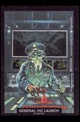 Rock Cards (Artwork Stick-on Subset) card nn-6 General Vic Launch - Ed Repka