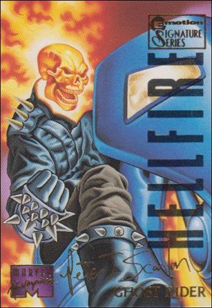 1995 Marvel Masterpieces (Multi-Foil E-Motion Parallel Base Set) card 39 Ghost Rider