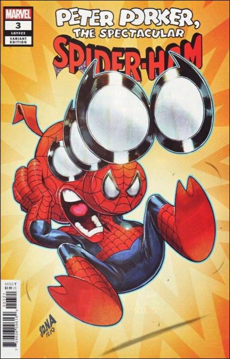 Spider-Ham issue 3-B David Nakayama 1:25 Cover
