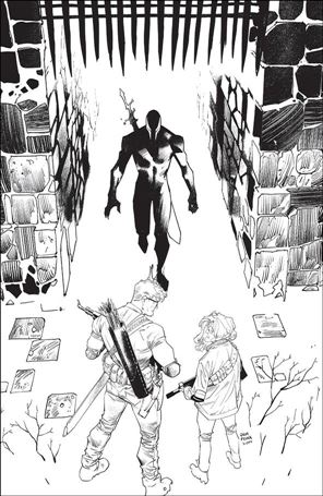 Once & Future issue 16-B Dan Mora 1:10 Black & White Virgin Cover