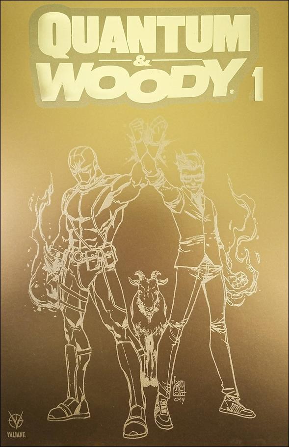 Quantum & Woody (2020) issue 1-E Giuseppe Camuncoli 1:100 "Fool's Gold" Cover