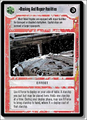 Star Wars: Special Edition Limited (Base Set) card 220 Docking And Repair Facilities
