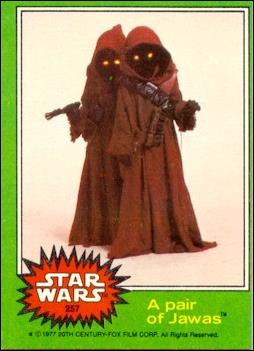 Star Wars: Series 4 (Base Set) card 257 A pair of Jawas