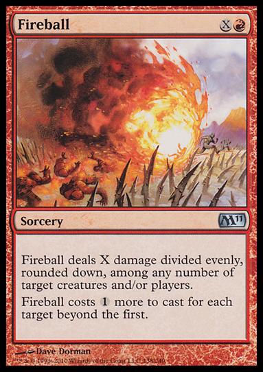 Magic the Gathering: 2011 Core Set (Base Set) card 138 Fireball