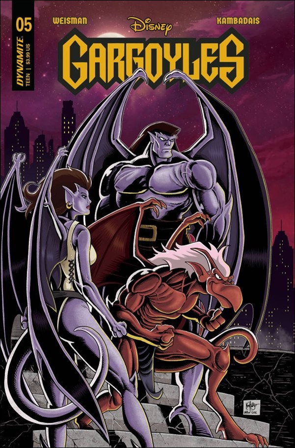 Gargoyles (2022) issue 5-T Ken Haeser Homage Cover