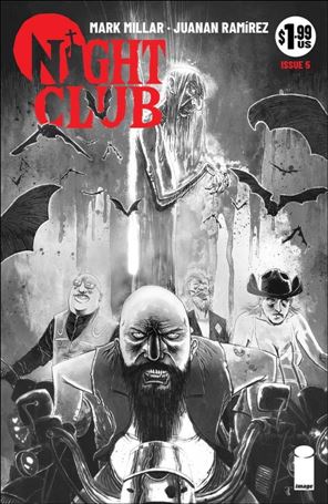 Night Club (2022) issue 5-B Ben Templesmith B&W Cover