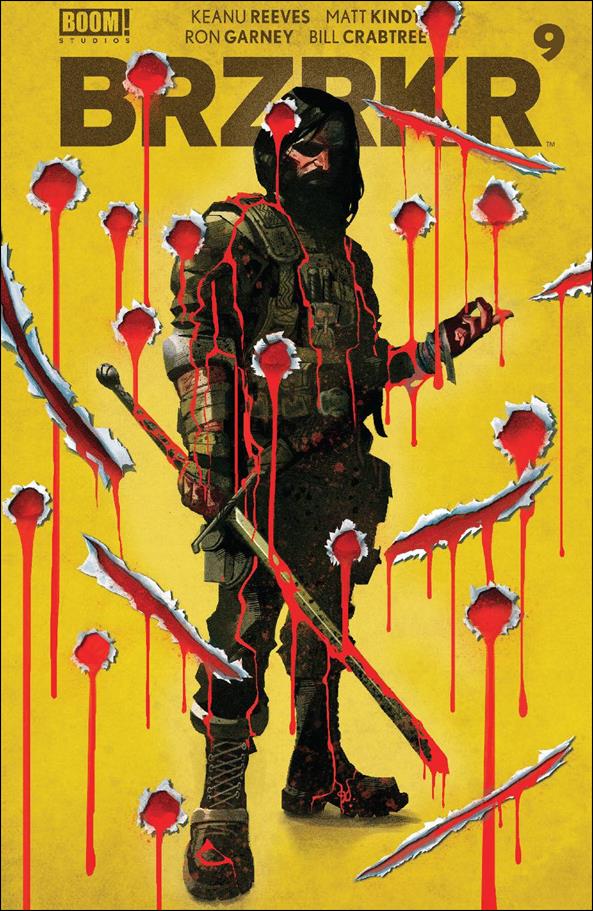 BRZRKR issue 9-D Mike Del Mundo Foil Cover