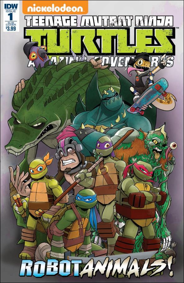 Teenage Mutant Ninja Turtles Amazing Adventures: Robotanimals issue 1-B Billy Martin Subscription Cover