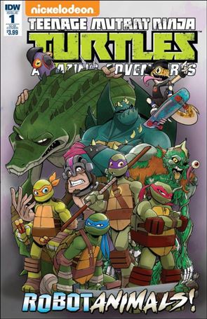 Teenage Mutant Ninja Turtles Amazing Adventures: Robotanimals issue 1-B Billy Martin Subscription Cover