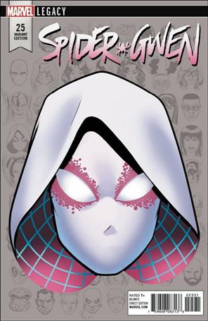 Spider-Gwen (2015/12) issue 25-E Mike McKone 1:10 Headshot Cover