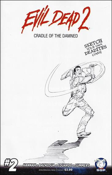 Evil Dead 2: Cradle of the Damned issue 2-C Yvel Guichet Sketch Cover