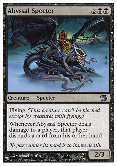 Magic the Gathering: 8th Edition (Base Set) card 117 Abyssal Specter