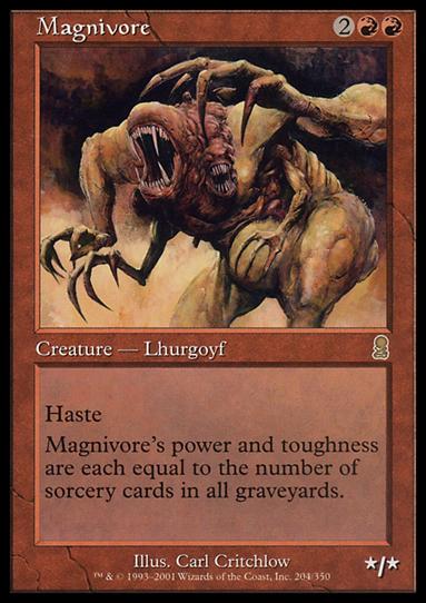 Magic the Gathering: Odyssey (Base Set) card 204 Magnivore