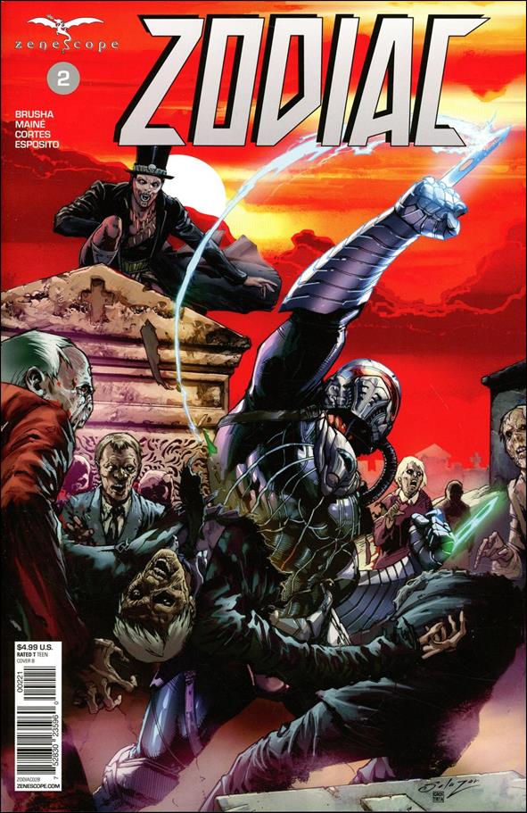 Zodiac issue 2-B Edgar Salazar Cover